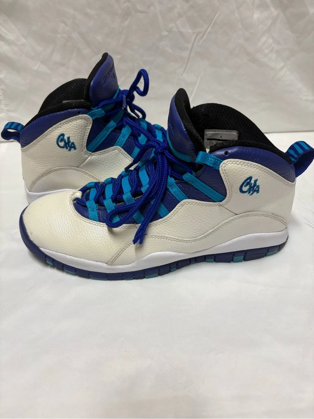 Jordan Air Jordan 10 Retro Charlotte Hornets 2016 High Top 310805-107 Size 11.5